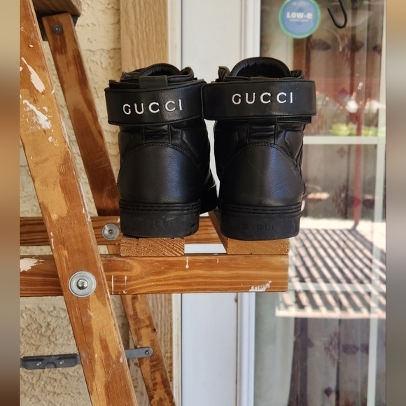 GUCCI HIGHTOP STRAP SNEAKER - Picture 2 of 15